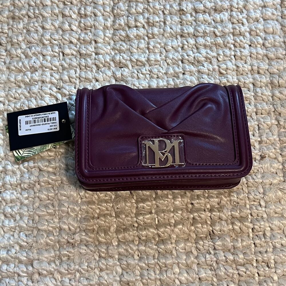 Badgley Mischka Small Pleated Crossbody